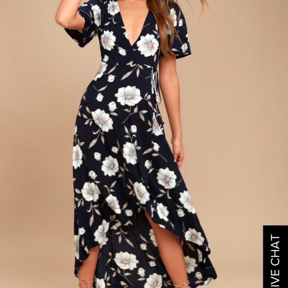 Floral Wrap Dress